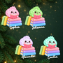 Bucher UndDumpling Liebhaber_PersonalisiertesGeschenk Acryl OrnamentFurBucherliebhaber2