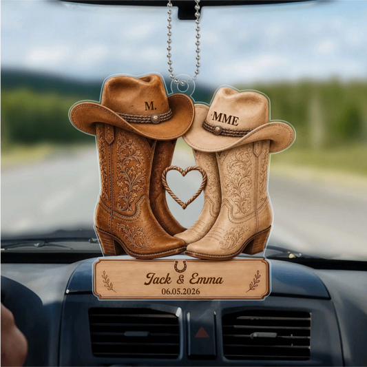CowboystiefelPaarPersonalisiert_PersonalisiertesGeschenkHange OrnamentFurPaare_2
