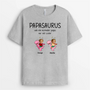 DaddysaurusGrandpasaurusMitKinderfotosUndNamen_PersonalisiertesGeschenkT ShirtFurPapaUndOpa