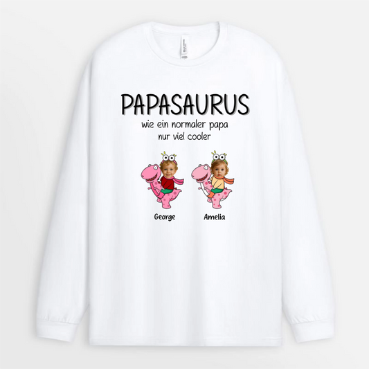Daddysaurus_Grandpasaurus_Mit_Kinderfotos_Und_Namen_Personalisiertes_Geschenk_T Shirt_Fur_Papa_Und_Opa_2_d138b5ff bbb1 4c58 a1c8 e7888122a3be