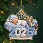 DasErsteWeihnachtenDesBabys2026_PersonalisiertesGeschenk Acryl OrnamentFurFrischgebackeneEltern1