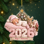 DasErsteWeihnachtenDesBabys2026_PersonalisiertesGeschenk Acryl OrnamentFurFrischgebackeneEltern3