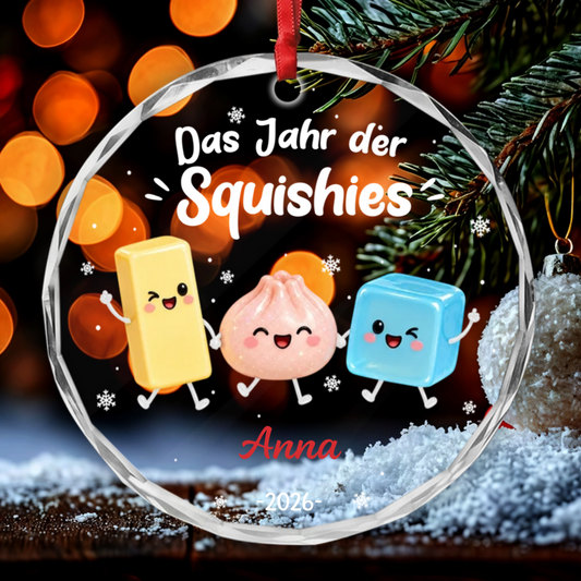 Das_Jahr_der_Squishies_2D_Flat_Personalisierter_Glasanh_nger_Rundes_Glassornament_f_r_Kinder_Squishy Fans