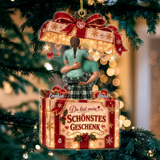 Das_Sch_nste_Geschenk_ _Personalisiertes_Geschenk_Acryl Weihnachtsanh_nger_F_r_Paare2