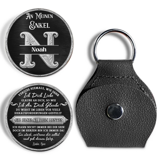 DuSchaffstDas PersonalisiertesGeschenk_Leder TaschenanhangerFurEnkel5