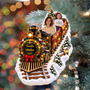 EineFamilieEineWeihnachtsreiseFotoWunschname_PersonalisiertesGeschenkAcryl OrnamentFurFamilien