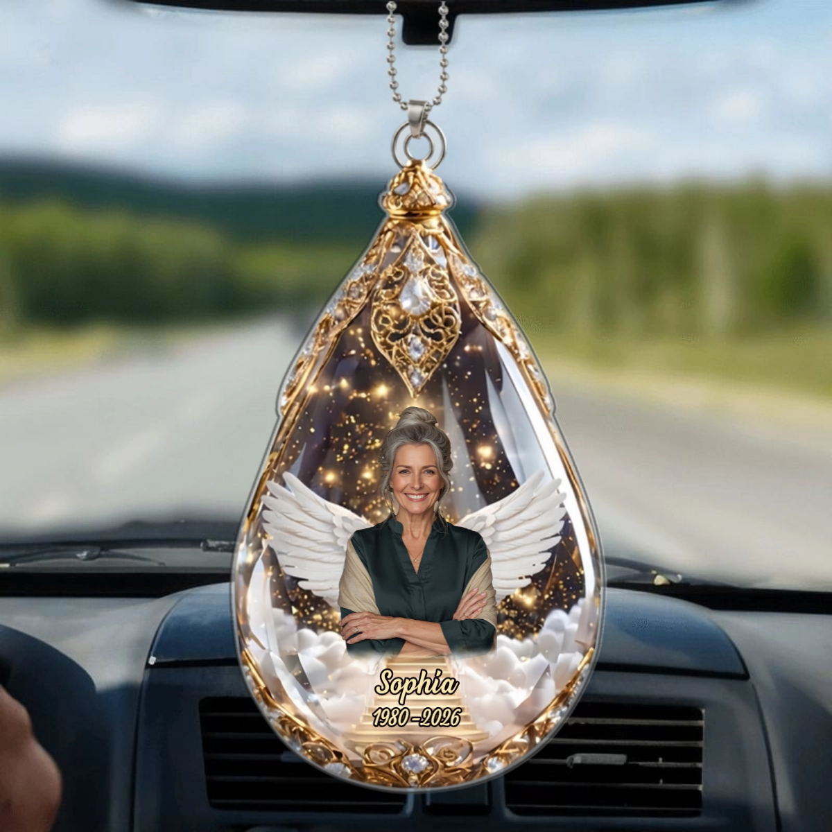 Engelsfl_gel_Gedenkornament_Personalisiertes_Geschenk_Ornament_F_r_Mama_Papa_Geliebte_Menschen