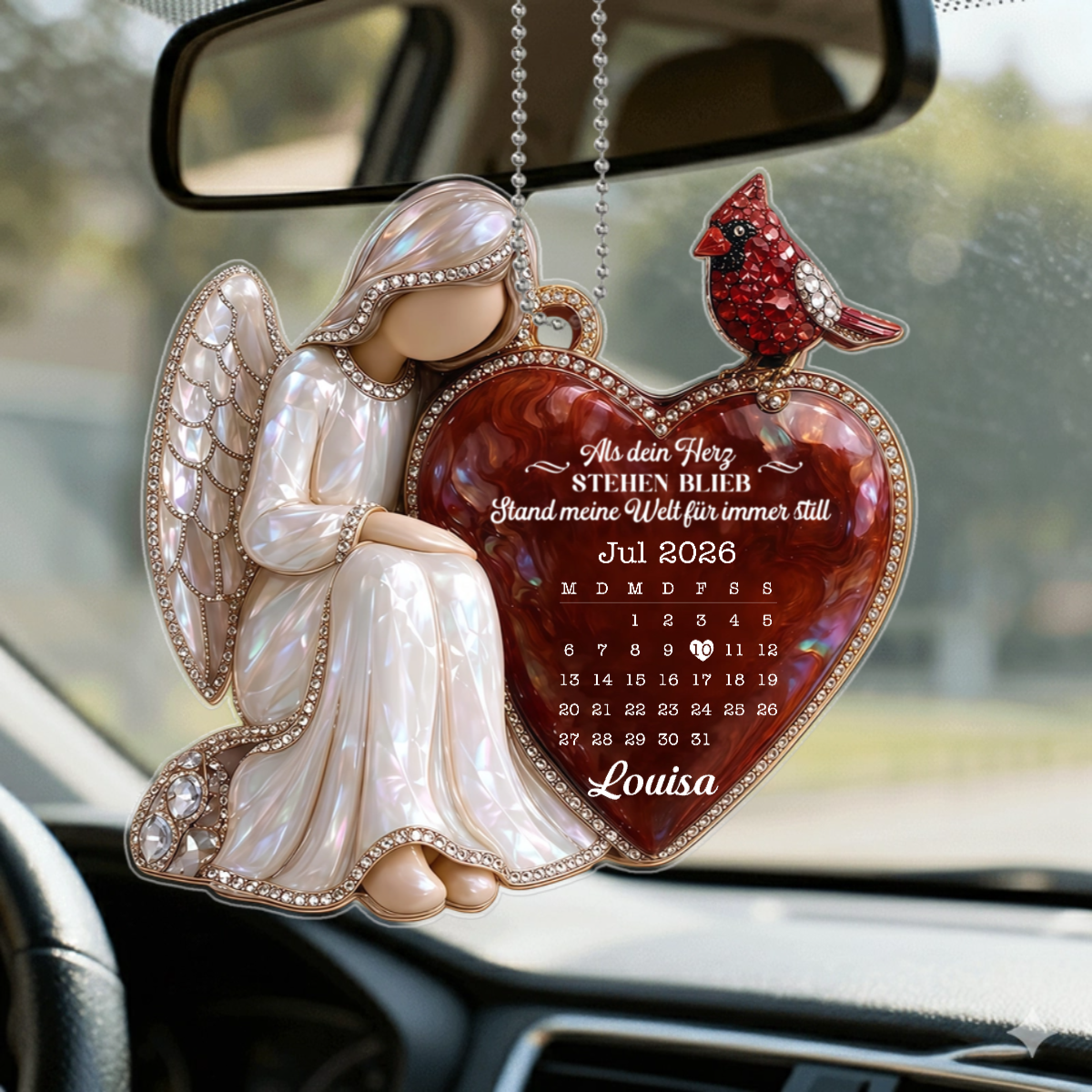 EngelsherzKardinal PersonalisiertesGeschenk_Acryl WeihnachtsanhangerFurTrauerndeFamilien2_193614d8 c971 4ed6 9b98 514be6153908