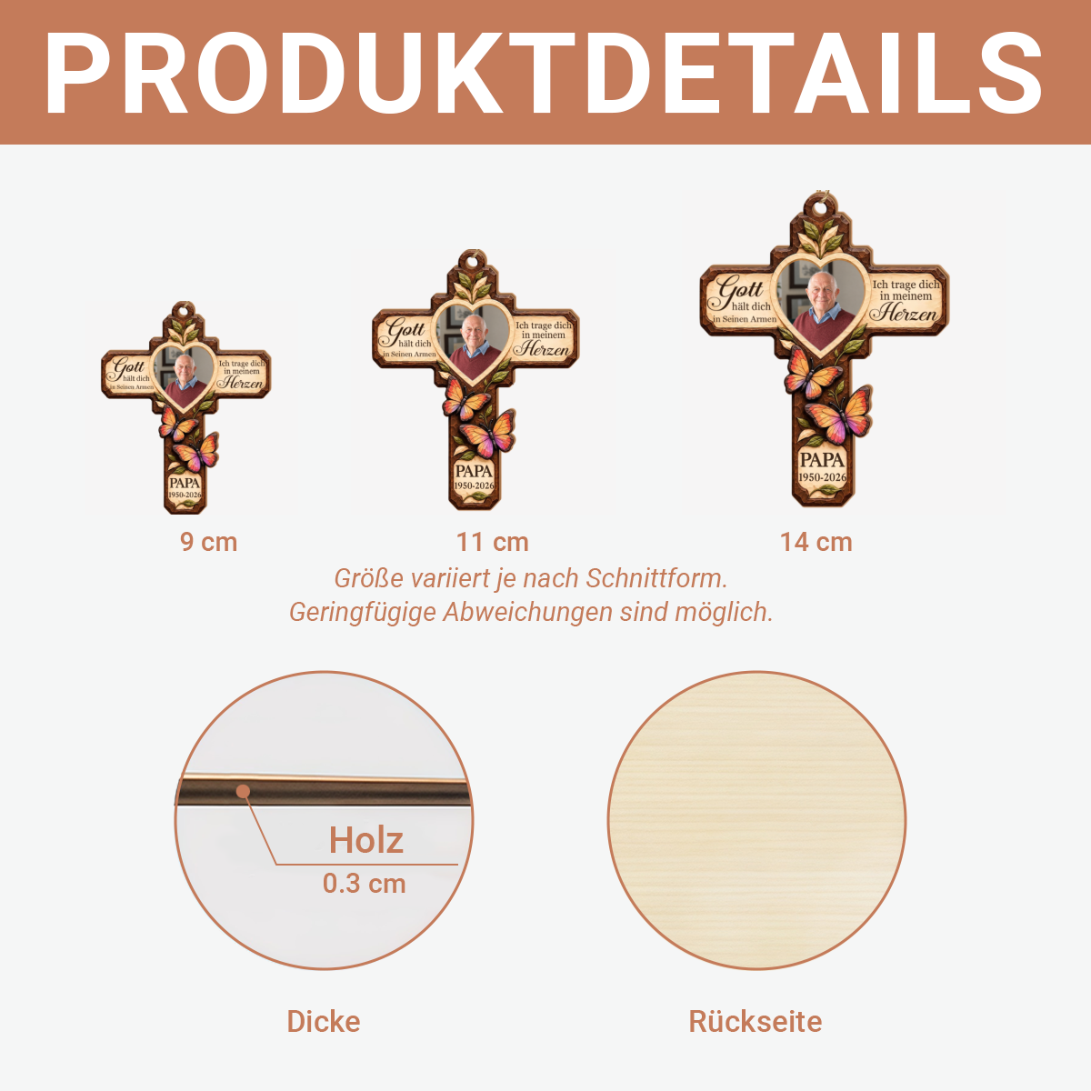 F_r_Immer_in_Unseren_Herzen_Personalisiertes_Geschenk_1 Schicht Holz Ornament_Holzanh_nger_F_r_Einen_Geliebten_Menschen