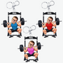 Fitness Leidenschaft PersonalisiertesGeschenk_Acryl SchlusselanhangerFurFitnessliebhaber2