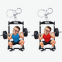 Fitness Leidenschaft PersonalisiertesGeschenk_Acryl SchlusselanhangerFurFitnessliebhaber3