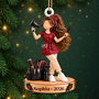 Friseur PersonalisiertesGeschenk_1 Schicht Holz OrnamentFurFriseure4