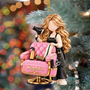 FriseurinMitWunschnameSalonStudio_PersonalisiertesGeschenkAcryl OrnamentFurSie