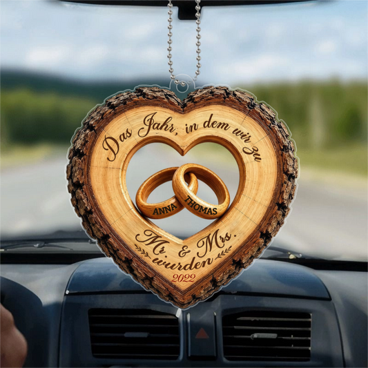 FurImmerZusammen_PersonalisiertesGeschenkAcryl OrnamentFurPaare