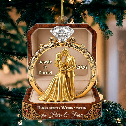 FurimmerbeginntdiesesWeihnachten_PersonalisiertesGeschenkAcryl OrnamentFurPaare