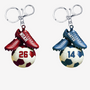 Fussballfan_PersonalisiertesGeschenk SchlusselanhangerAusAcrylFurFussballfans