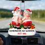 GemeinsamAltSeitDemWeihnachtsmann_PersonalisiertesGeschenkAcryl OrnamentFurPaare_2