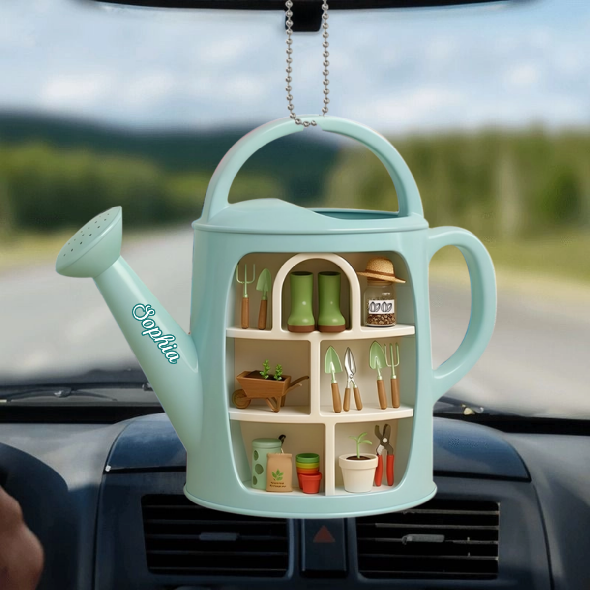 GiesskannenAuto Anhanger_PersonalisiertesGeschenkOrnamentFurGartenliebhaber_15