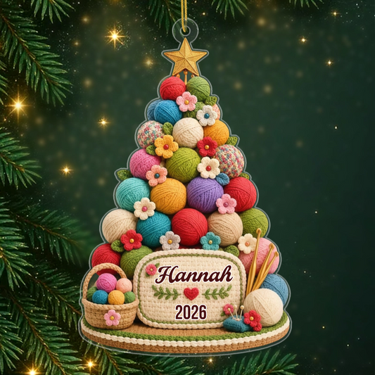 Hakelbaum PersonalisiertesGeschenk_Acryl WeihnachtsbaumschmuckFurFrauen5_685a3f5e 9558 4529 b427 c4061c552849