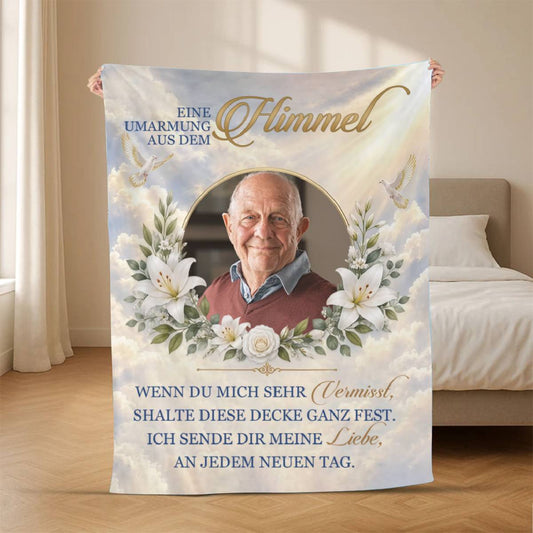 Himmlische_Erinnerung_ _Personalisiertes_Geschenk___Fotogedenkdecke_Fur_Verstorbene