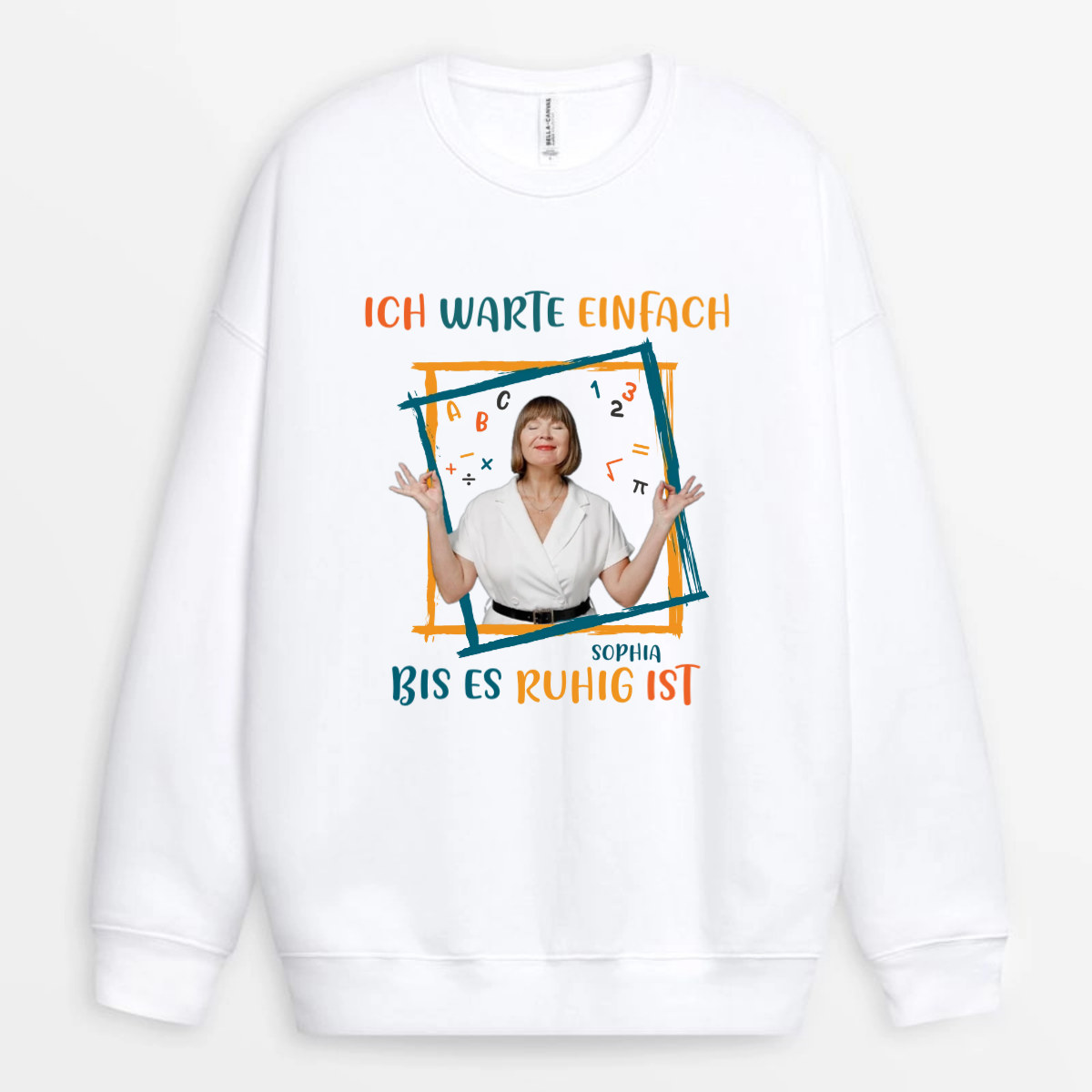Ich_Warte_Einfach_Bis_Es_Ruhig_Ist_Custom_Foto_Personalisiertes_Geschenk_T Shirt_Fur_Lehrerinnen_Und_Lehrer_4