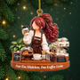 Kaffeeliebhaberin_PersonalisiertesGeschenk Acryl OrnamentFurKaffeeliebhaberinnen
