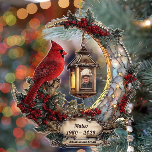 Kardinal Andenken PersonalisiertesGeschenk_3D Buntglas EffektAcryl OrnamentFurGeliebte6_0a6824ed c37c 42ad 83ad 6f152468544a