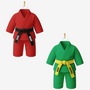 KleinerKarateka_PersonalisiertesGeschenk Acryl OrnamentFurKarate Liebhaber1