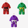 KleinerKarateka_PersonalisiertesGeschenk Acryl OrnamentFurKarate Liebhaber2