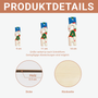Lehrername_Personalisiertes_Geschenk_1 Schicht Holz Ornament_F_r_Lehrer