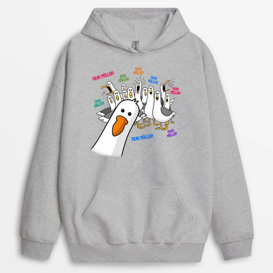 LustigeMowenRufenDenLehrernamenZumSchulanfang_PersonalisiertesGeschenkT ShirtFurLehrer_1