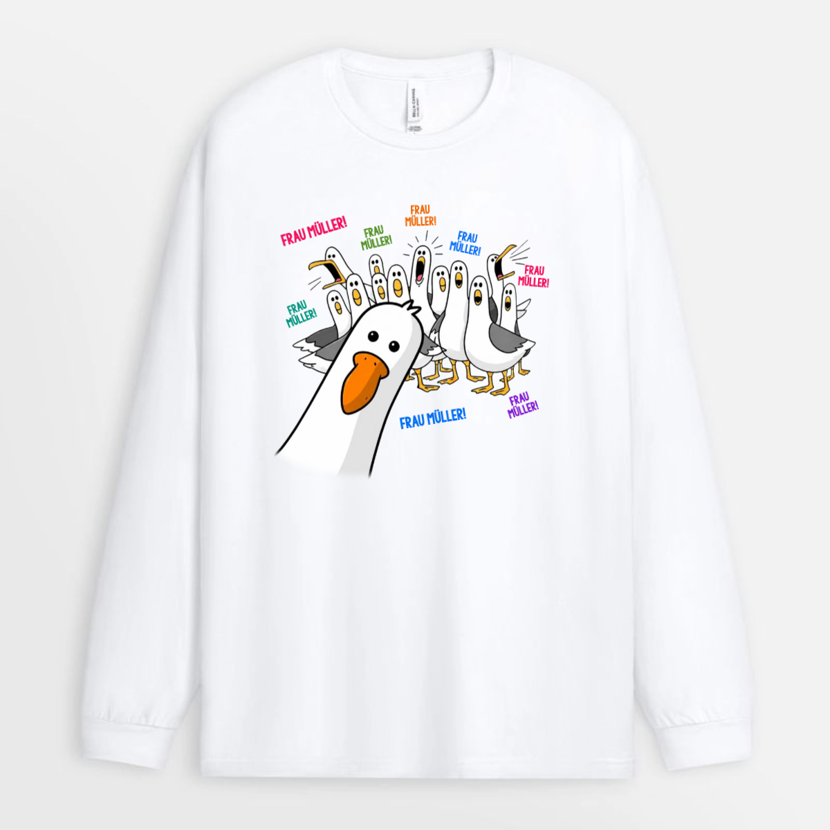 LustigeMowenRufenDenLehrernamenZumSchulanfang_PersonalisiertesGeschenkT ShirtFurLehrer_2