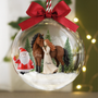 MadchenMitPferd_PersonalisiertesGeschenkAcrylWeihnachtskugelFurPferdeliebhaber