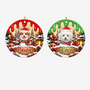 Meine_Frohlichen_Pfoten_Personalisiertes_Geschenk_ _Acryl Ornament_Fur_Hundeliebhaber