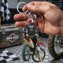 MotocrossFahrerMitWunschname_Startnummer_PersonalisiertesGeschenkAcryl SchlusselanhangerFurMotocross Fans