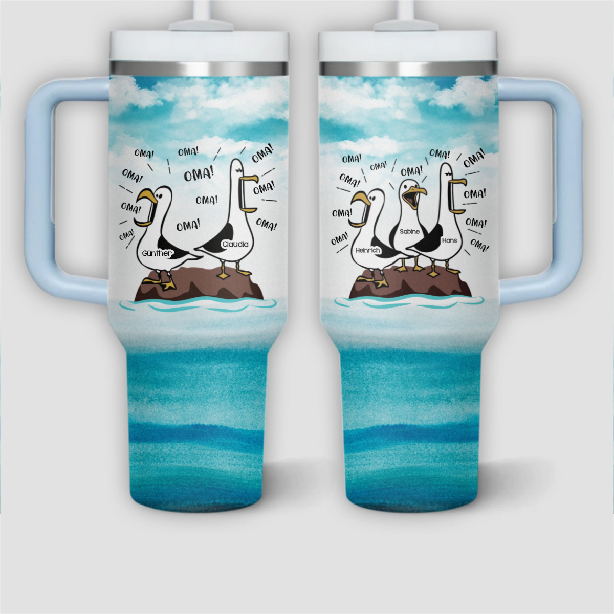 MoweMamaMamaMama LustigesMuttertagsgeschenk PersonalisiertesGeschenk ThermobecherFurMama1