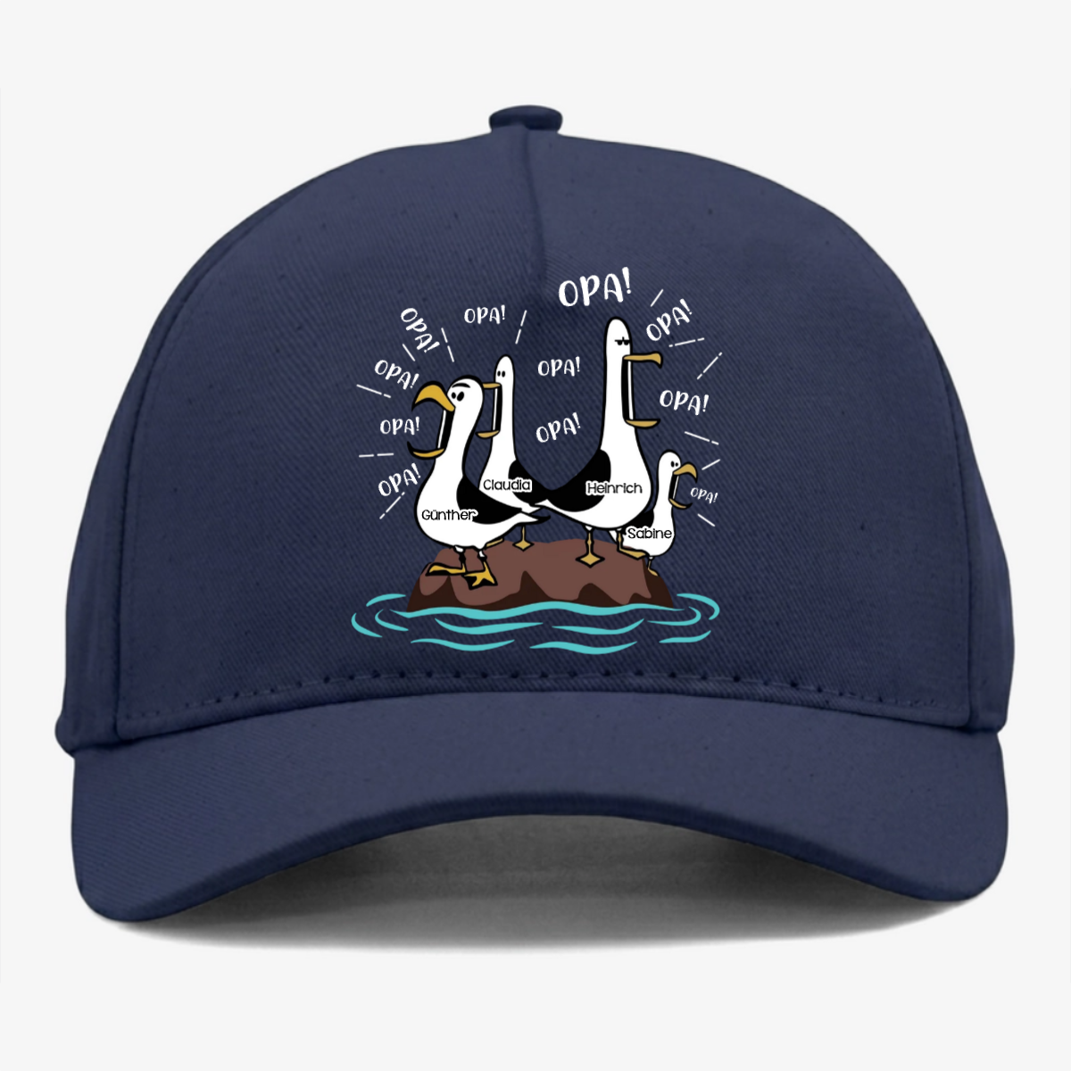 MowePapaPapaPapa LustigesVatertagsgeschenk PersonalisiertesGeschenkCapFurPapa_3