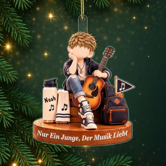 Musikliebhaber_PersonalisiertesGeschenk Acryl OrnamentFurMusikschuler