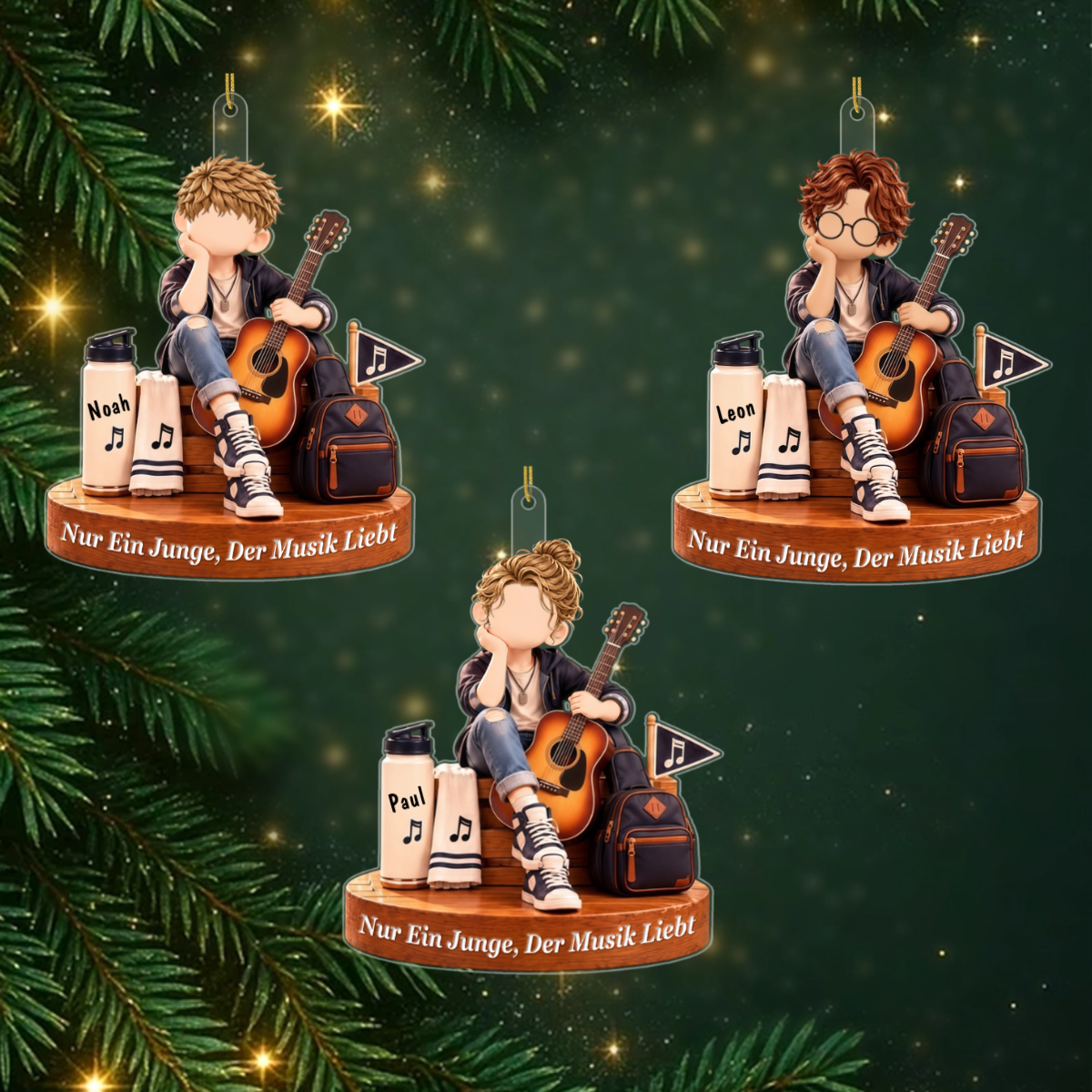 Musikliebhaber_PersonalisiertesGeschenk Acryl OrnamentFurMusikschuler2