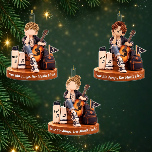 Musikliebhaber_PersonalisiertesGeschenk Acryl OrnamentFurMusikschuler2