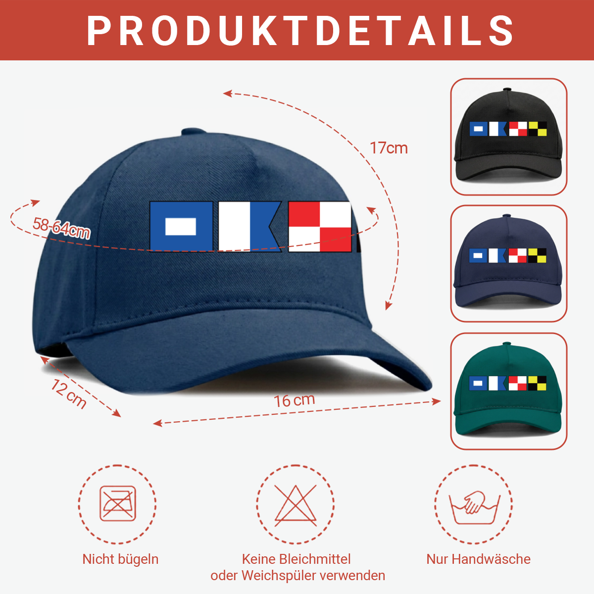 Nautischen_Flaggen_ _Wunschname_Alphabet_ _Maritimer_Look_ _Personalisiertes_Geschenk_Cap_Fur_Papaa