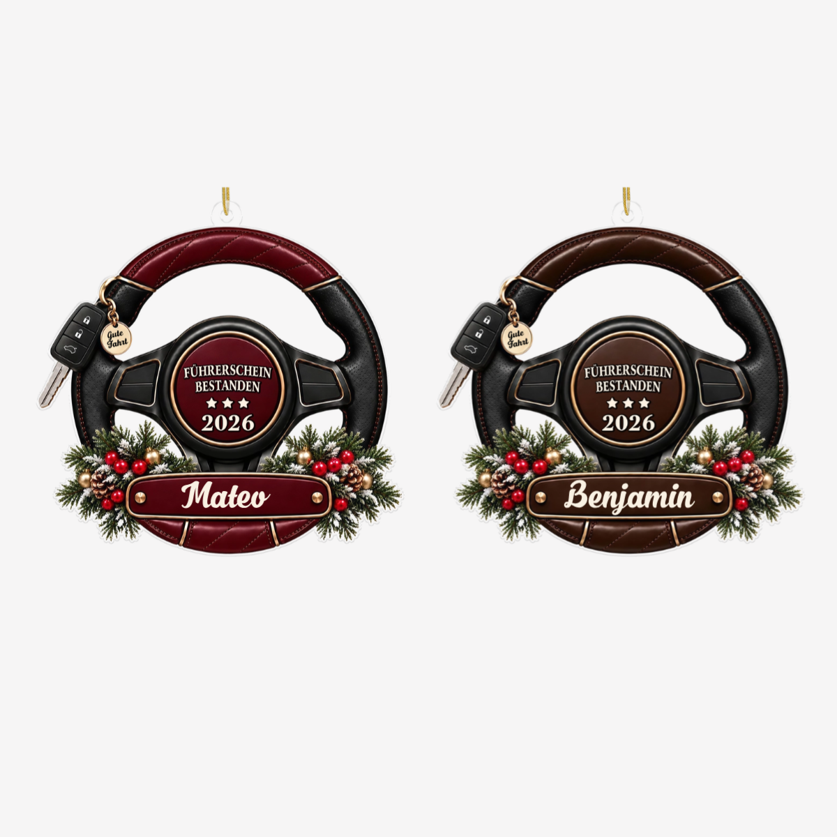 NeuerFahrer_PersonalisiertesGeschenk Acryl OrnamentFurFahranfanger1