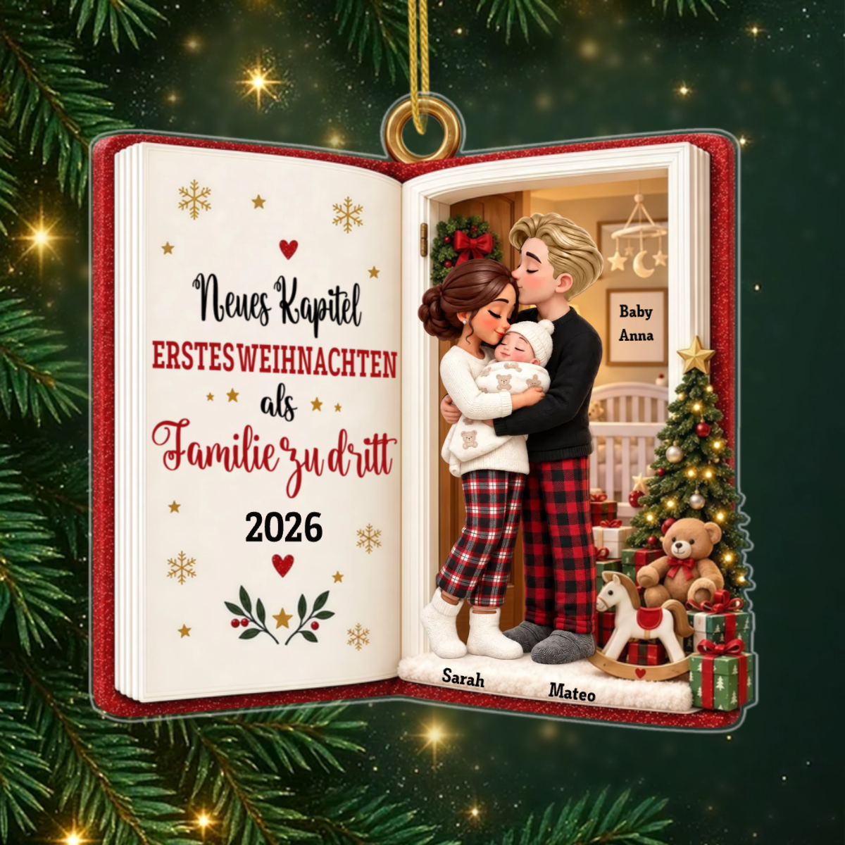 Neues_Kapitel_ _Personalisiertes_Geschenk_Acryl Weihnachtsanh_nger_F_r_Frischgebackene_Eltern1