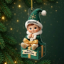 NeugeborenesBaby PersonalisiertesGeschenk Acryl OrnamentFurFrischgebackeneEltern2
