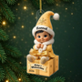 NeugeborenesBaby_PersonalisiertesGeschenk Acryl OrnamentFurFrischgebackeneEltern