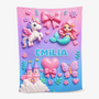 Niedliche_Cartoon Welt_ _Personalisiertes_Geschenk_Kuscheldecke_Fur_Kinder_4