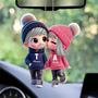 NiedlichesCartoon PaarBeimSpaziergangPersonalisiert_PersonalisiertesGeschenkHange OrnamentFurPaare_4