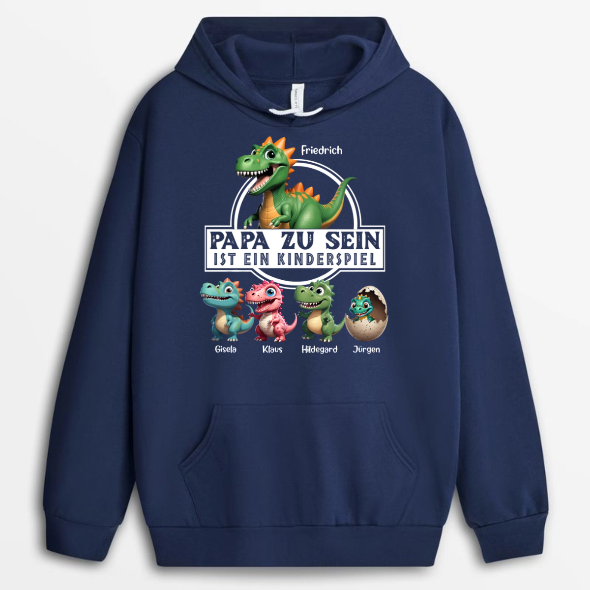 OpaZuSein_IstEinKinderspiel Opasaurus PersonalisiertesGeschenkT ShirtFurOpa_2