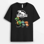 PapaZuSein_IstEinKinderspiel Papasaurus PersonalisiertesGeschenkT ShirtFurPapa_4