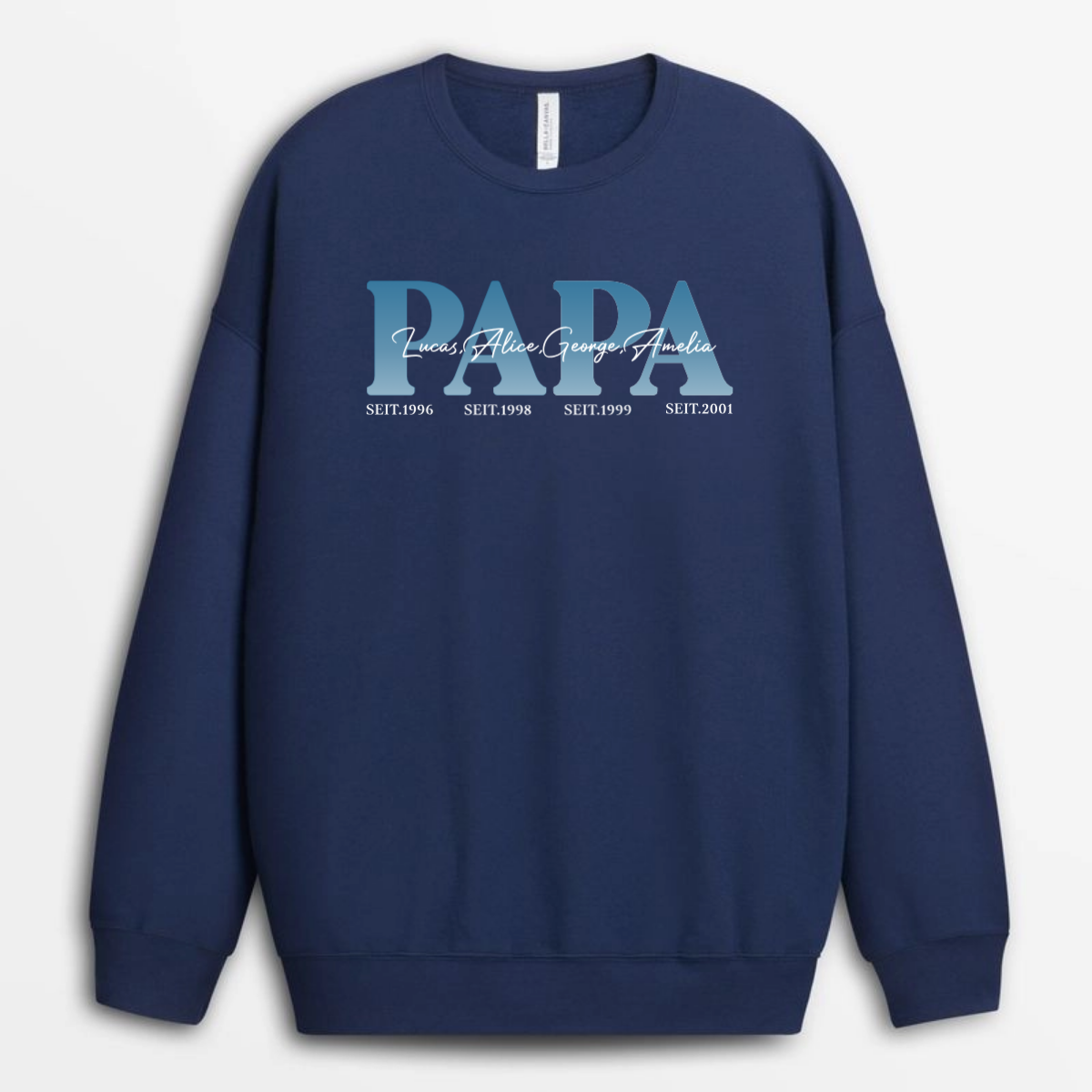 Papa_Mit_Kindernamen_Und_Jahreszahlen_Personalisiertes_Geschenk_T Shirt_Fur_Papa_Und_Opa_5_5fbaef38 209d 4872 b901 1ddd407564eb